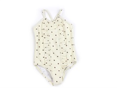 Lil Atelier whitecap gray ladybug swimsuit